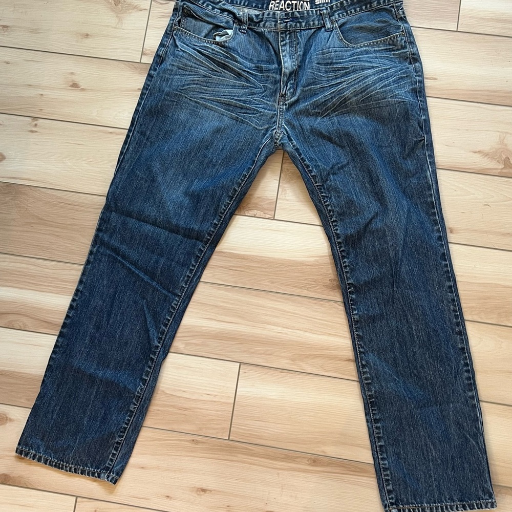 Kenneth Cole Reaction Men's 38x32 Blue Jeans